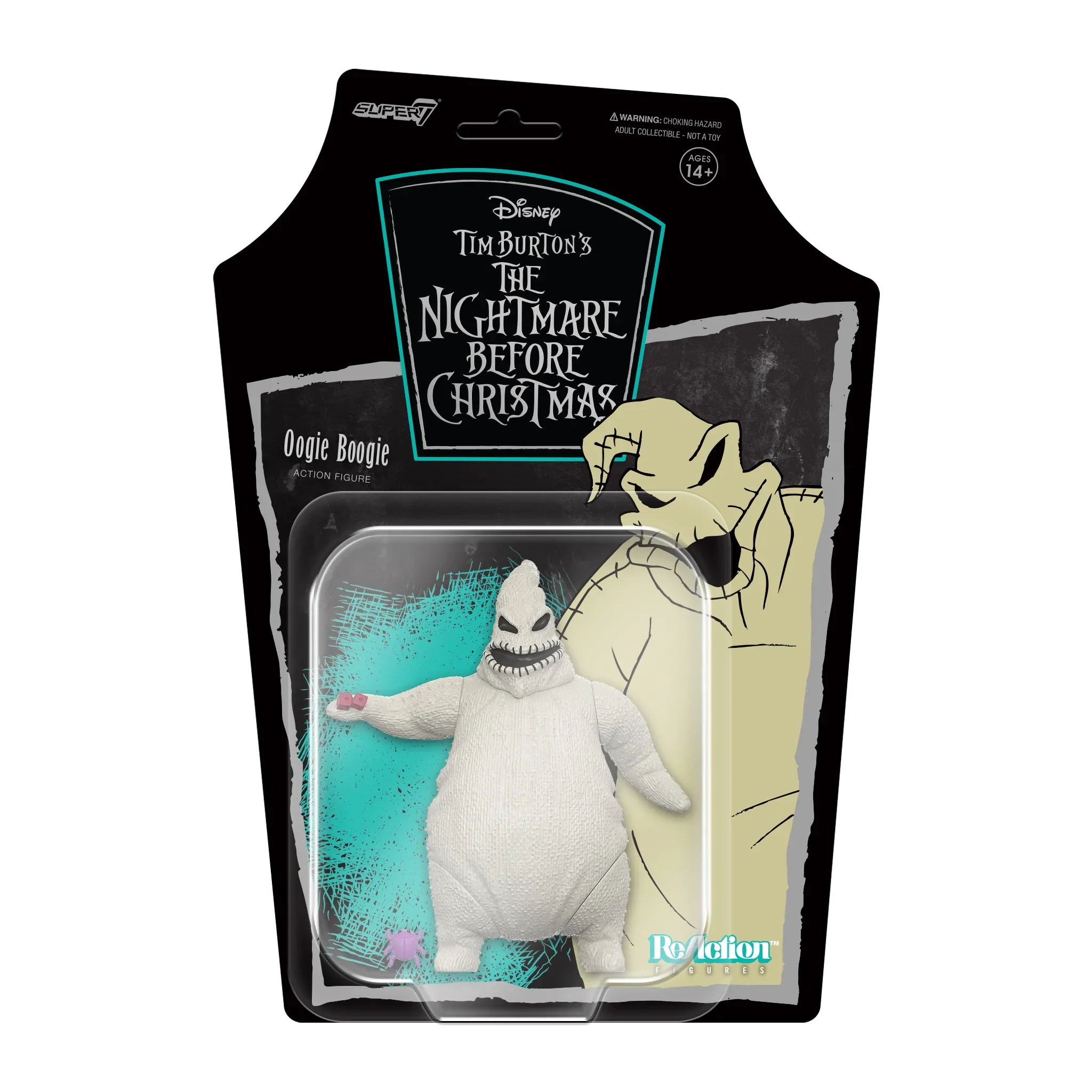 SUPER7 - Tim Burton's The Nightmare Before Christmas ReAction Figures Wave 2 - Oogie Boogie