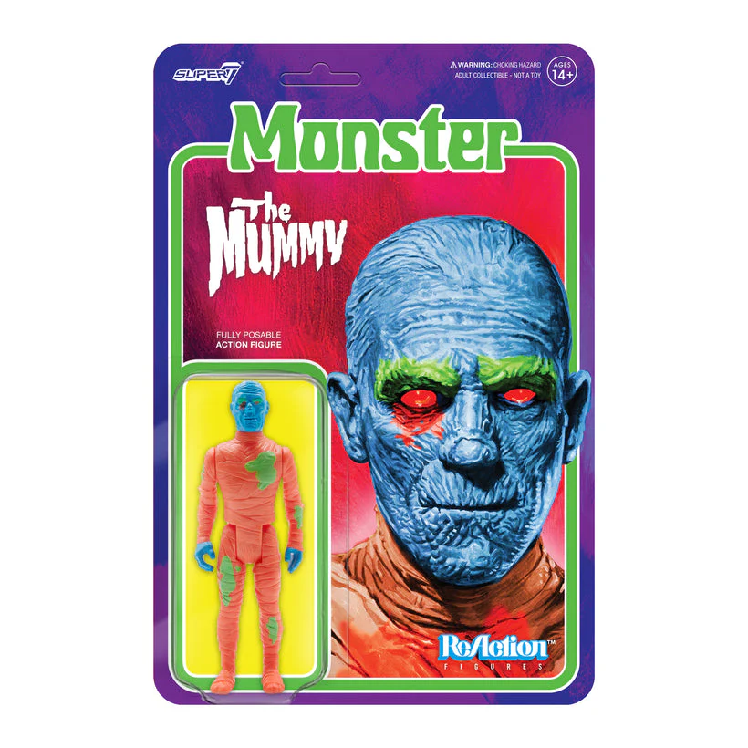 SUPER7 -Universal Monsters ReAction Figure - The Mummy (Costume Colors)