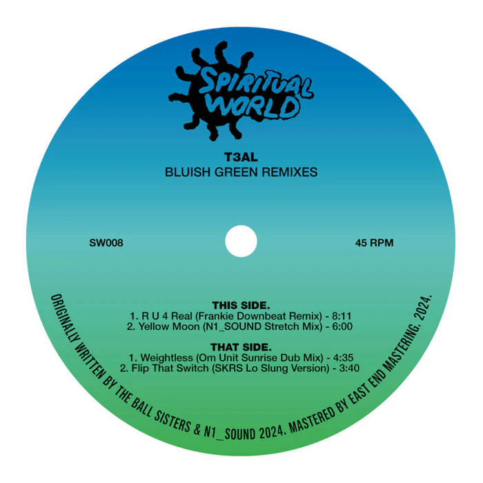 T3AL - Bluish Green Remixes (12") (New Vinyl)