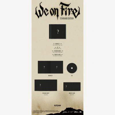 &Team - 3rd EP: We On Fire (Limited Version) (New CD)
