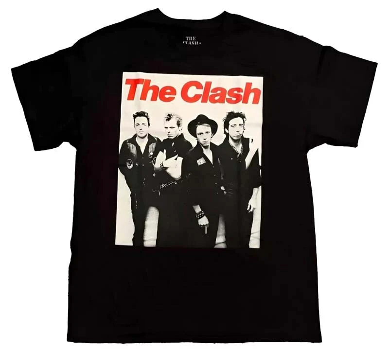 The Clash - Black White Red T-Shirt