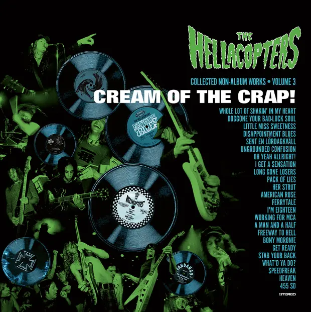 The Hellacopters - Cream Of The Crap! Collected Non-Album Works: Vol. 3 (Transparent Green Vinyl) (New Vinyl)