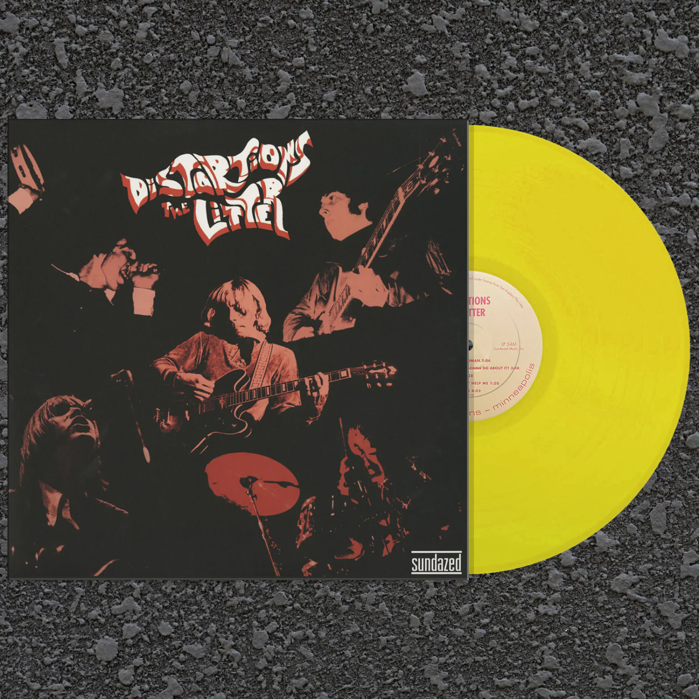The Litter - Distortions (Yellow Vinyl) (New Vinyl) - Image 2