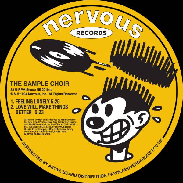 The Sample Choir (Todd Edwards) - Feelin' Lonely (12") (New Vinyl)