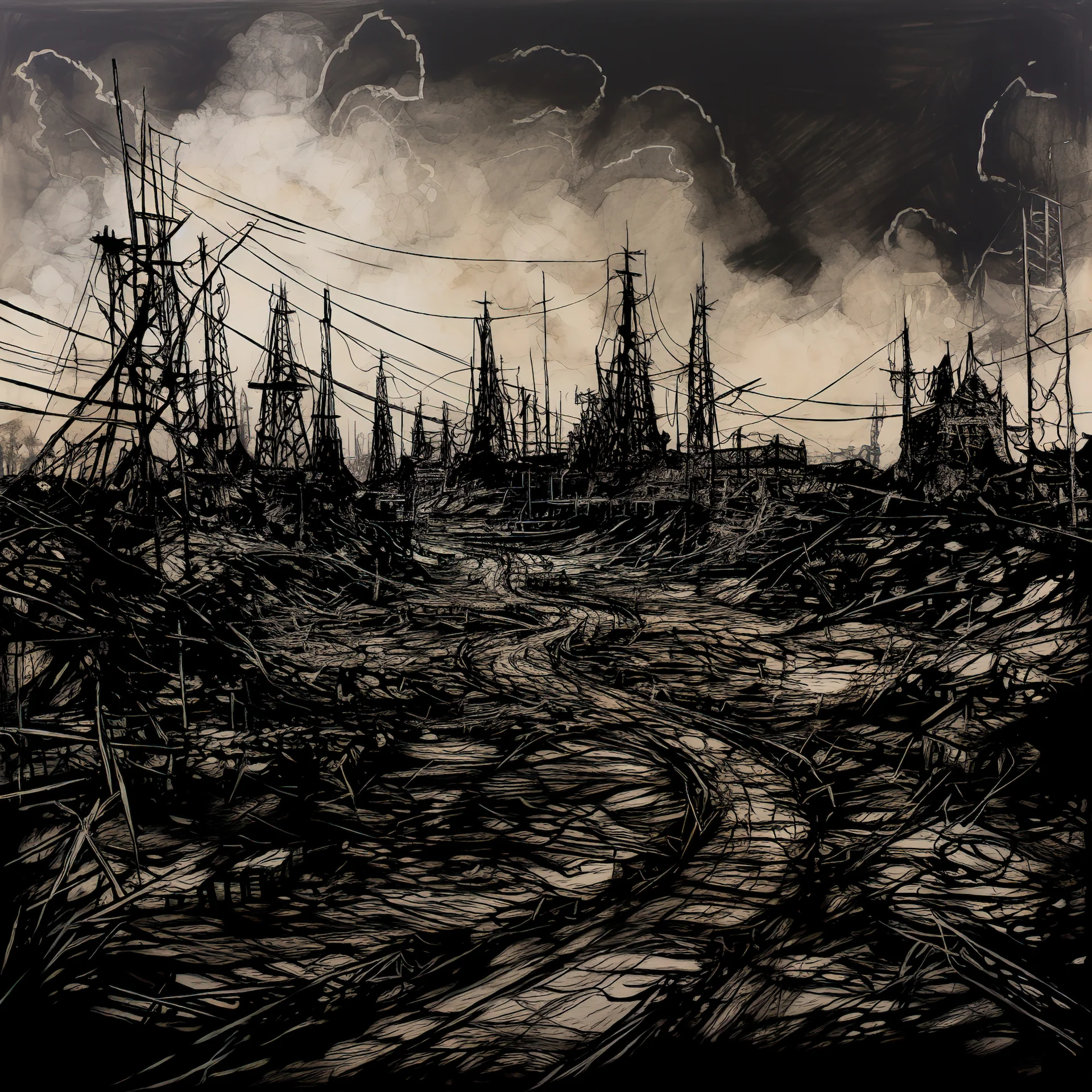 Theophonos - Ashes In The Huron River (Black Cloud Vinyl) (New Vinyl)