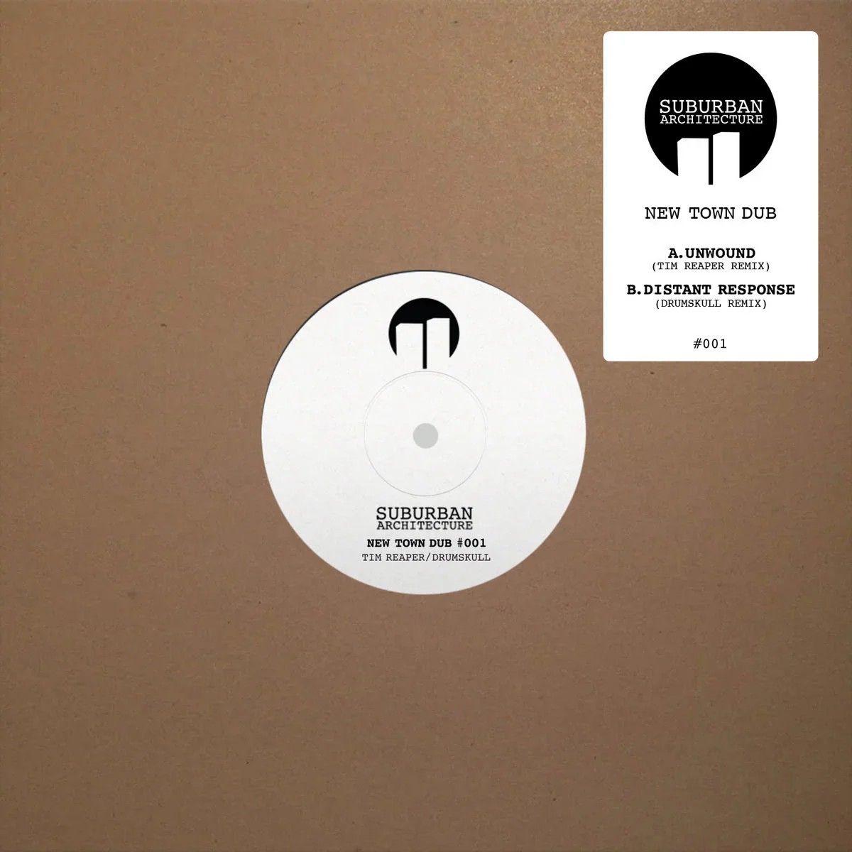 Tim Reaper & Drumskull - New Town Dub #001 12" (New Vinyl)