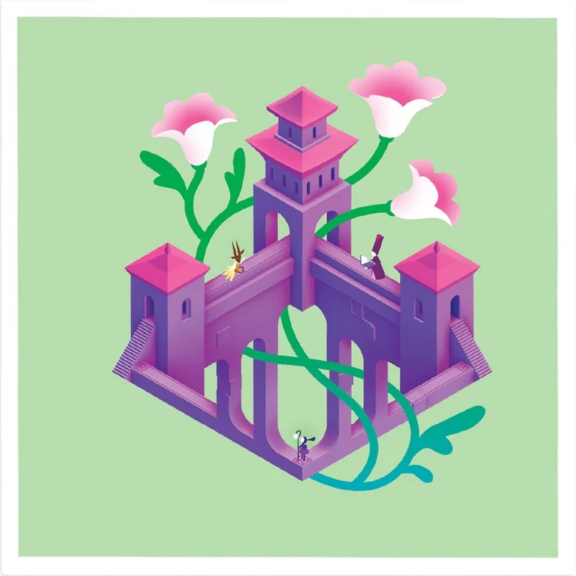 Todd Baker & Lucie Treacher - Monument Valley 3 (Translucent Red & Mint Vinyl) (New Vinyl)