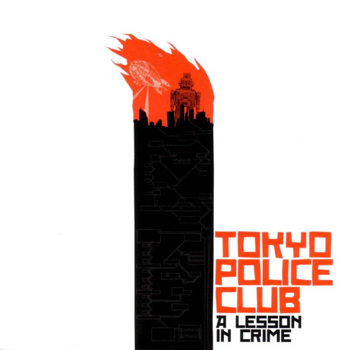 Tokyo Police Club - A Lesson In Crime/Smith EP (Fire Colour Vinyl) (New Vinyl)