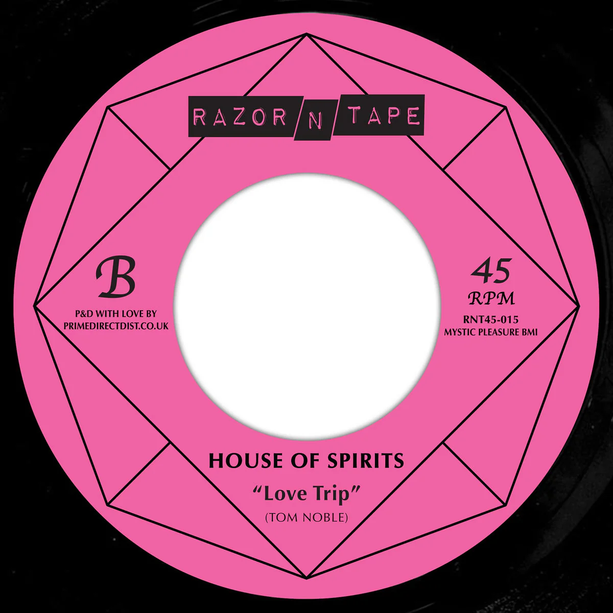 Tom Noble Presents: House Of Spirits - Holding On/Love Trip (7") (New Vinyl)