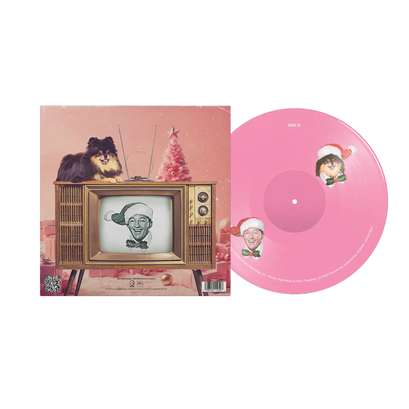 V X Bing Crosby - White Christmas (Pink Picture Disc Vinyl) (New Vinyl) - Image 2