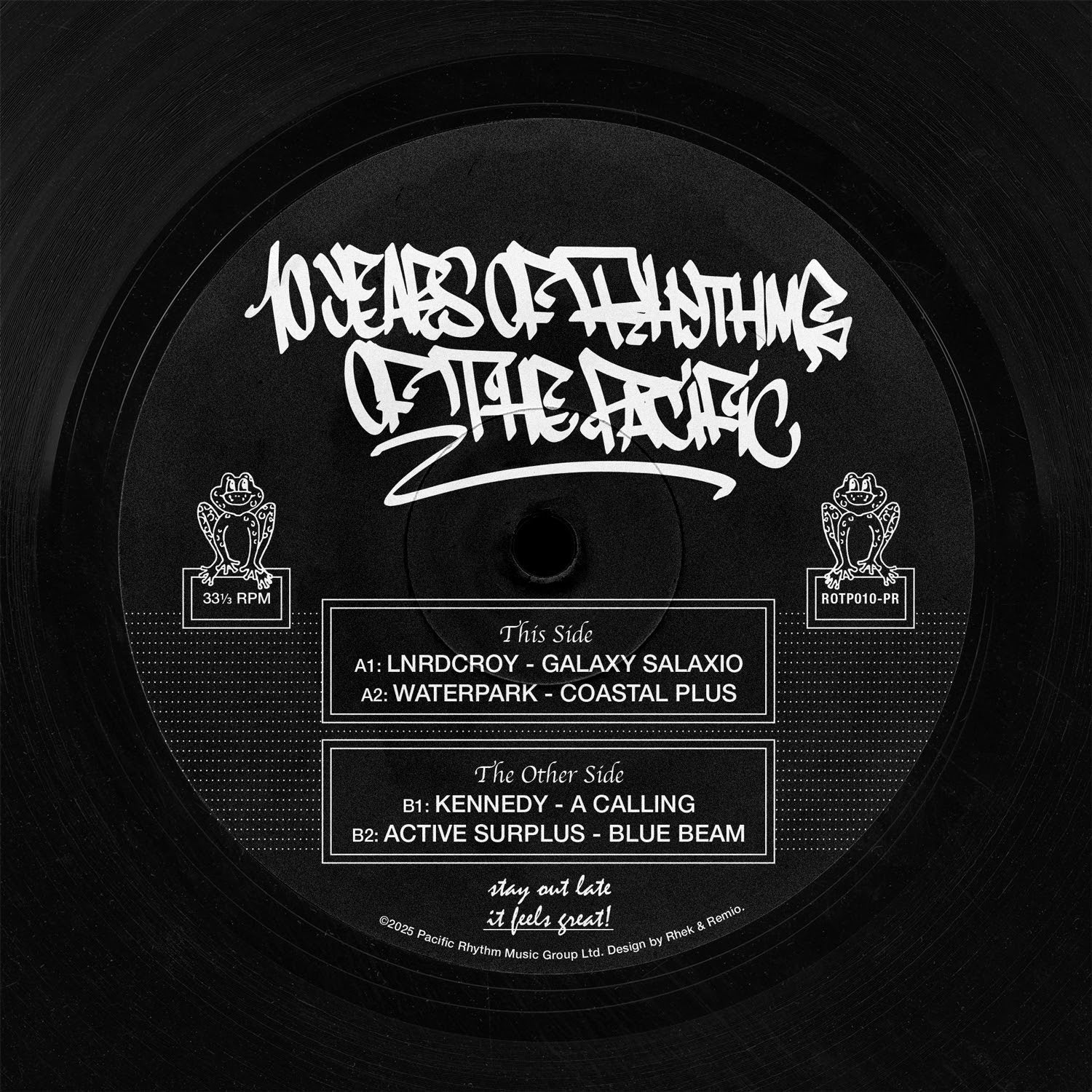 Various - 10 Years Of Rhythms Of The Pacific Sampler (New Vinyl)