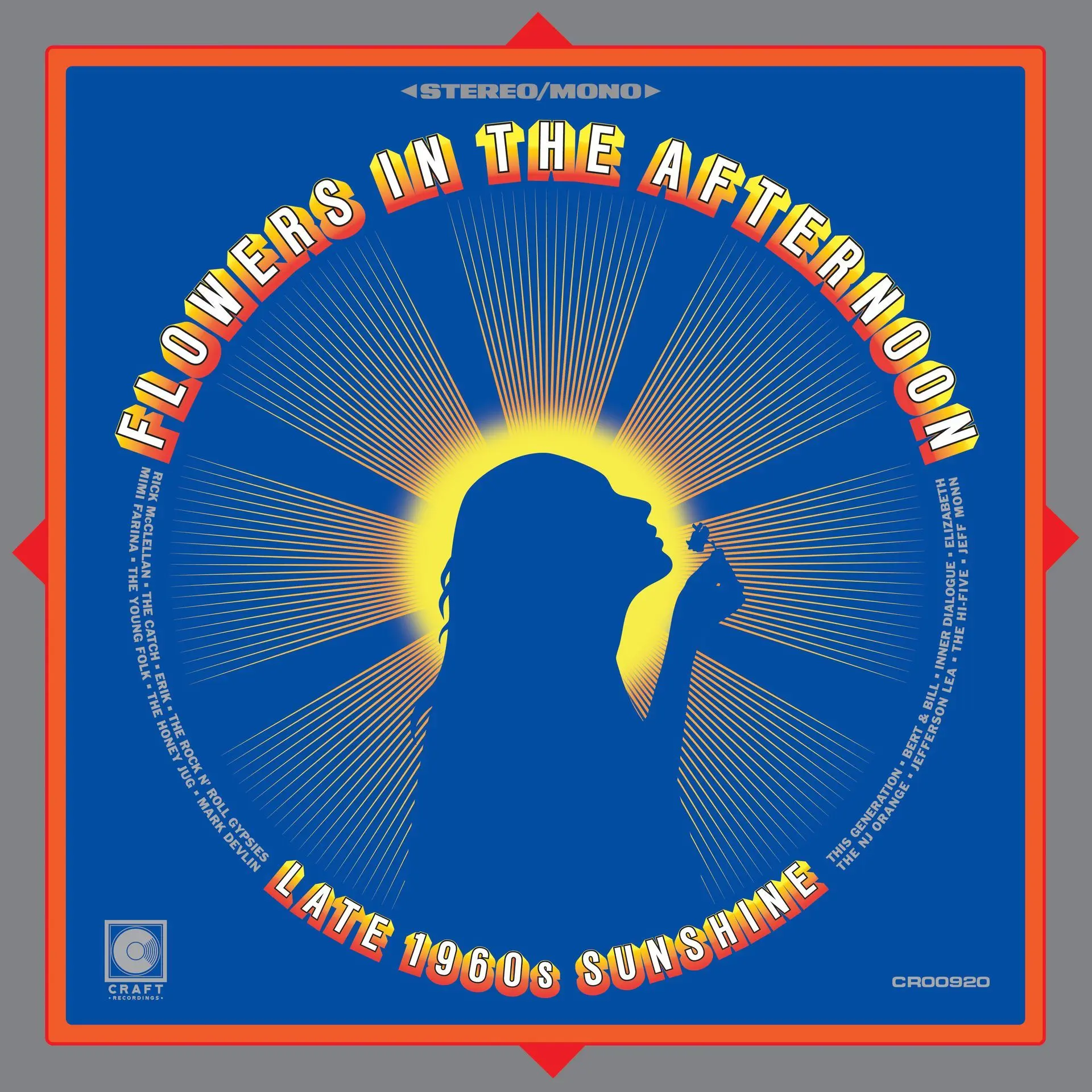 Various Artists - Flowers In The Afternoon: Late 1960's Sunshine (Translucent Orange Vinyl) (RSD BF 2025) (New Vinyl)