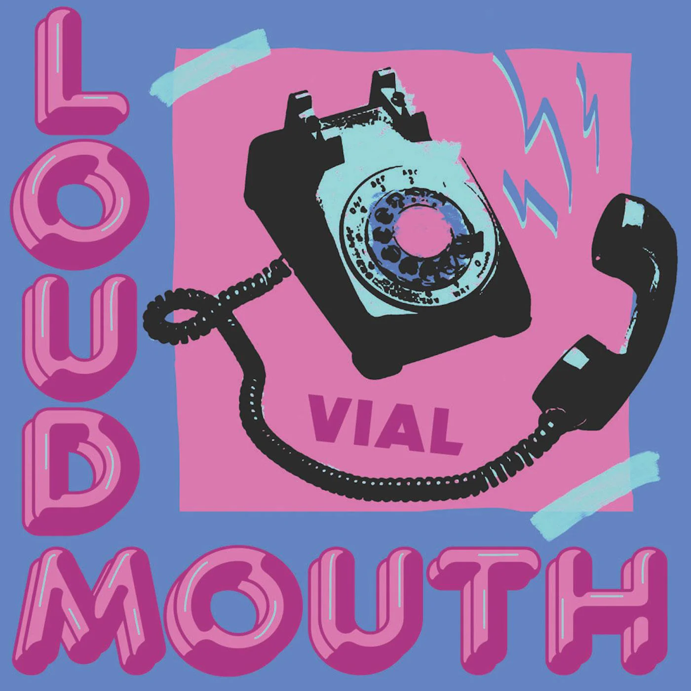VIAL - LOUDMOUTH (Blue & White Vinyl) (New Vinyl)
