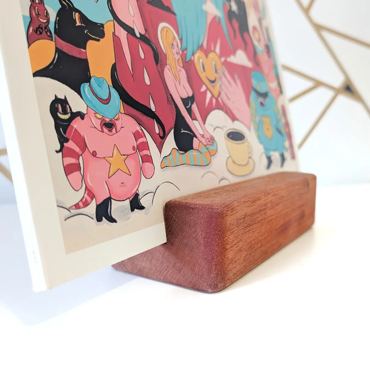 Vinylblox - Mahogany Tabletop Stand (Solo) - Image 2