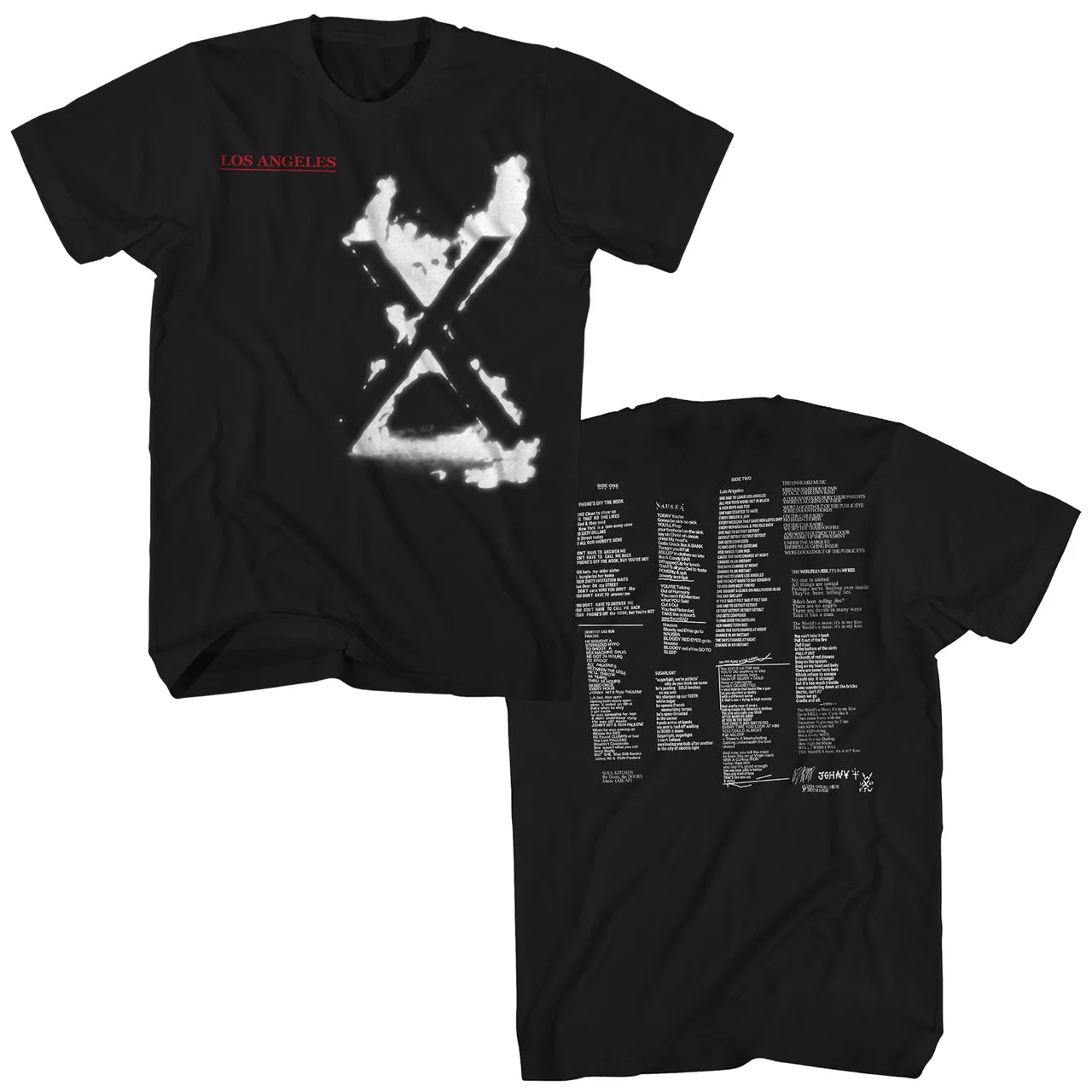 X - Los Angeles Black Shirt